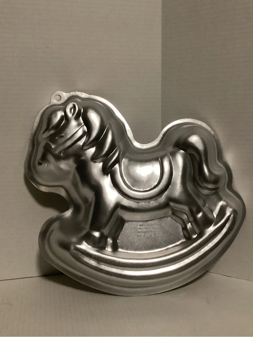 Wilton Silver Rocking Horse Cake Pan Mold